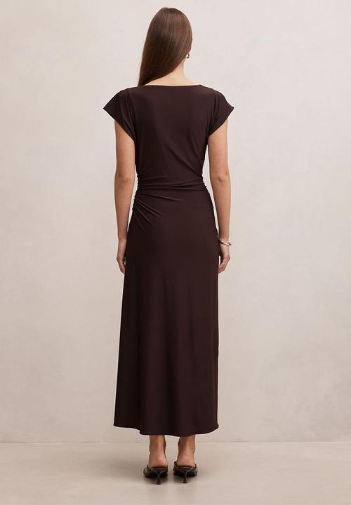 Forever New - Marissa jersey t-shirt midi dress - dark chocolate