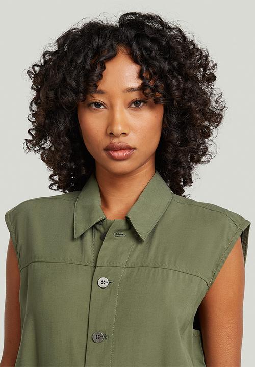 G-STAR - Summer playsuit s\l wmn - four leaf clover