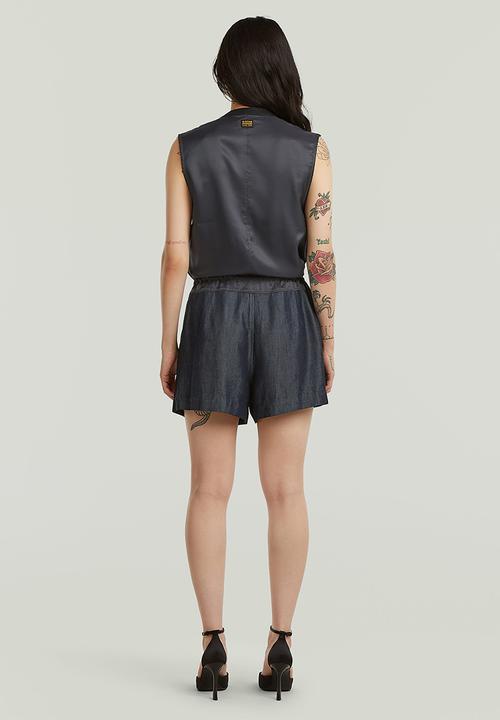 G-STAR - Blazer playsuit s\l wmn - rinsed