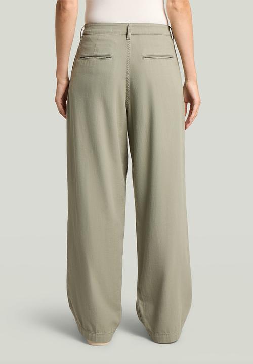 G-STAR - Pleated chino wmn - lt orphus gd