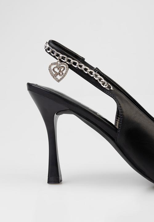 SISSY BOY - Pixie close toe slingback - black