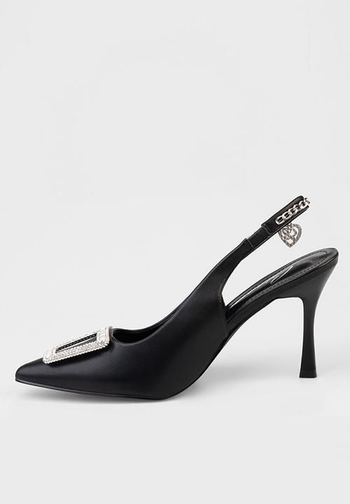 SISSY BOY - Pixie close toe slingback - black