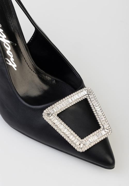 SISSY BOY - Pixie close toe slingback - black