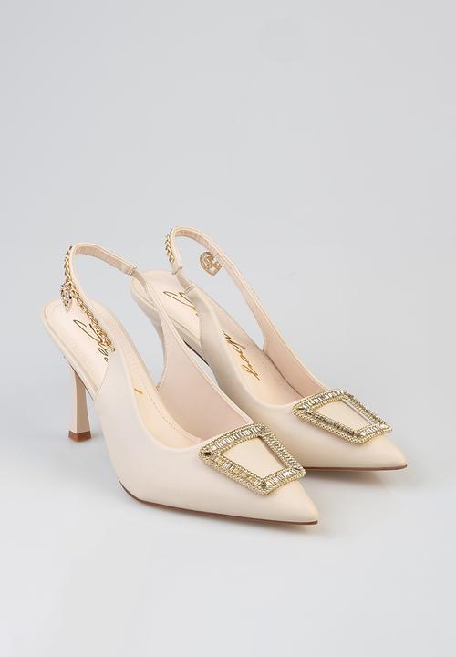 SISSY BOY - Pixie close toe slingback - cream