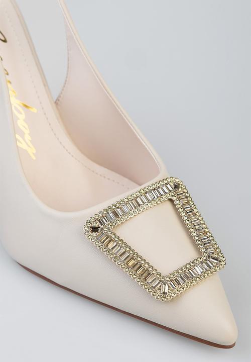 SISSY BOY - Pixie close toe slingback - cream