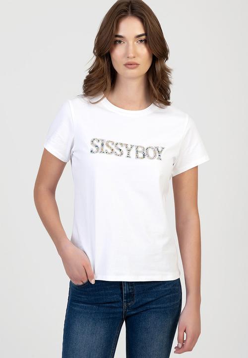 SISSY BOY - Light Chaser Regular T-shirt - White