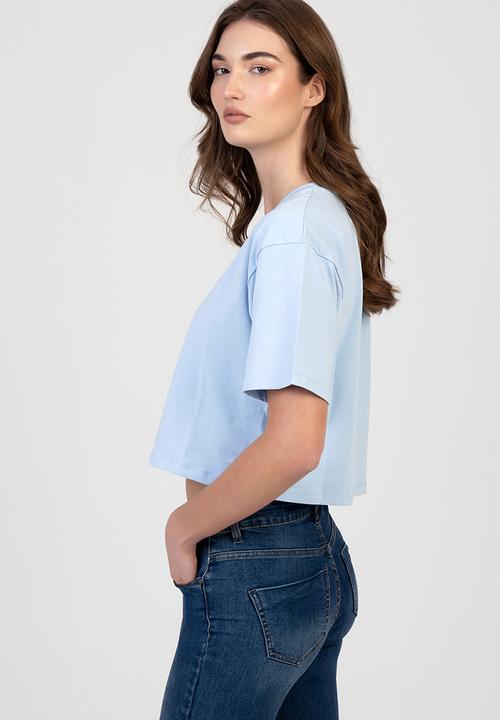 SISSY BOY - Endless Spring Boxy T-shirt - Pale Blue