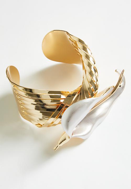 Tessa Design - Romy Sculptural Cuff-Gold