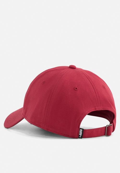 PUMA - Ess Script Logo Dad Cap - Garnet Glow