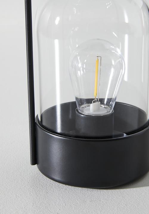 H&S - Riva Battery Table Lamp - Black