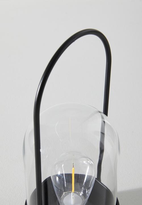 H&S - Riva Battery Table Lamp - Black