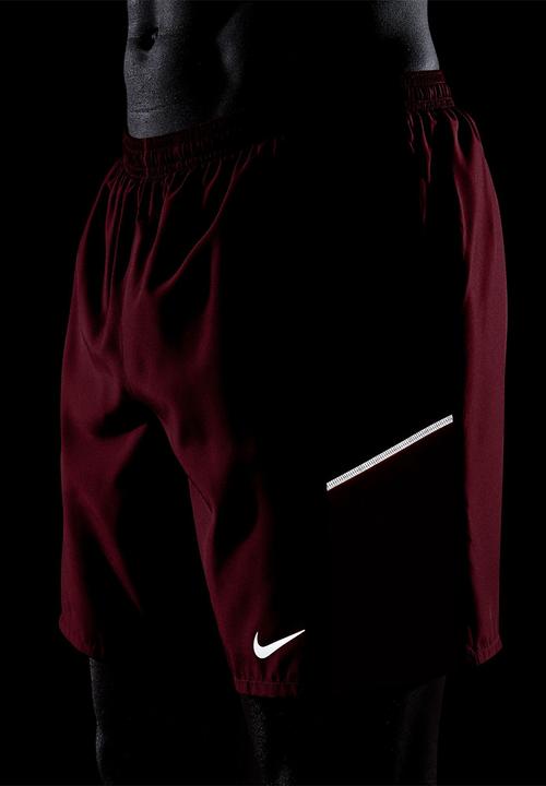 Nike - Dri-Fit Miler 7In 2In1 Short - Tough Red/Sport Red/Reflective Silv