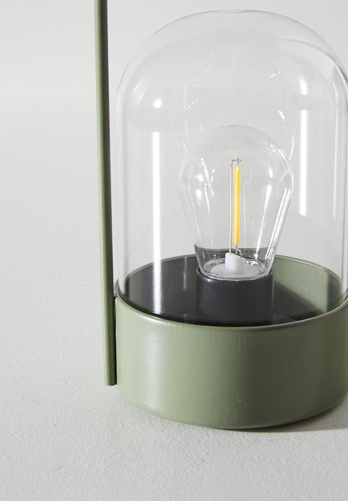 H&S - Riva Battery Table Lamp - Green