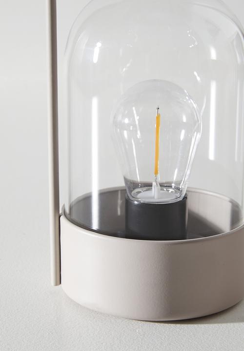 H&S - Riva Battery Table Lamp - Grey