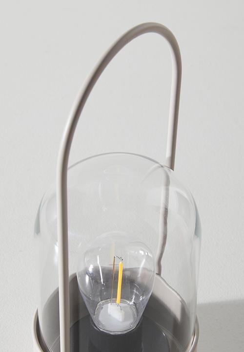 H&S - Riva Battery Table Lamp - Grey