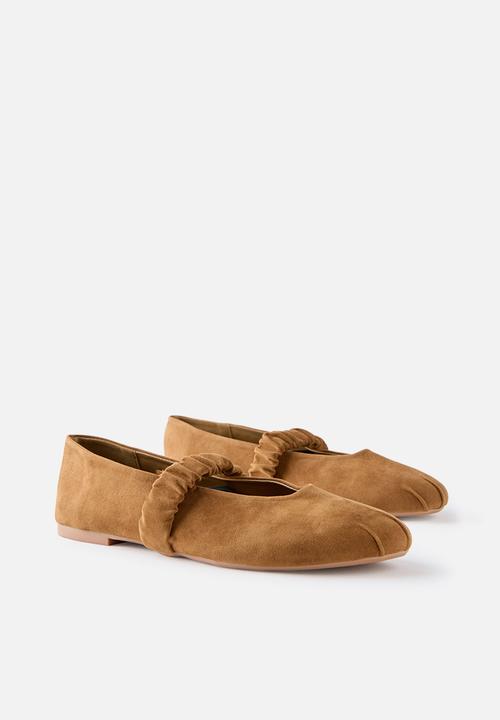 Cotton On - Brooklyn mary jane ballet - tan micro