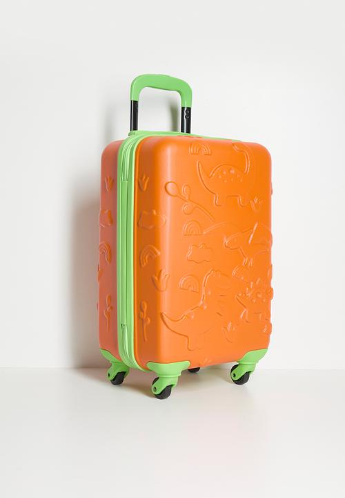 H&S - Dino kids suitcase - Orange