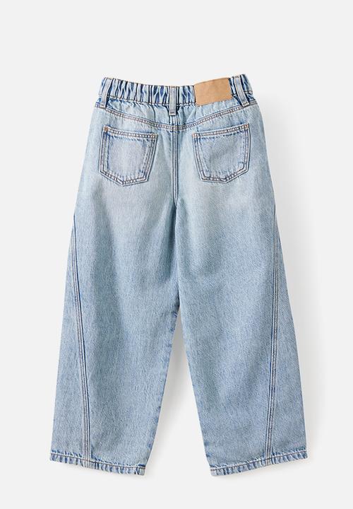 Cotton On - Unisex Super Barrel Leg Denim Jean - Airlie Light Blue