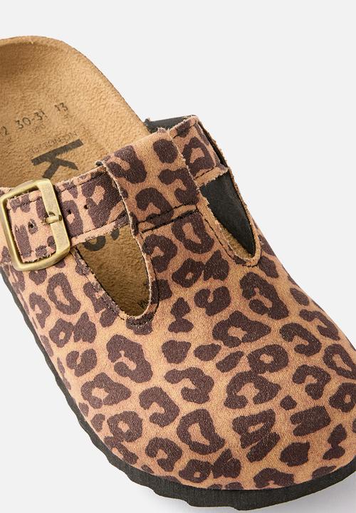 Cotton On - Tully Buckle Slide - Leopard Print