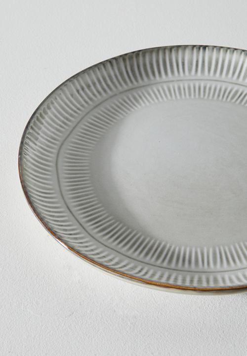 Excellent Houseware - Bila side plate set of 4 - Grey