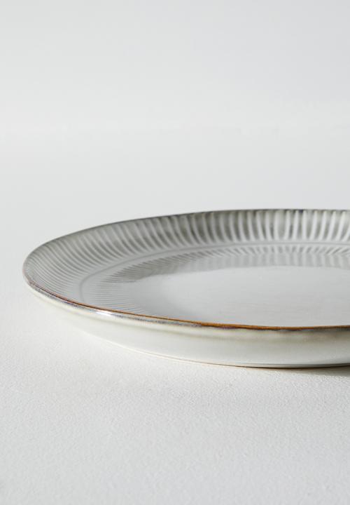 Excellent Houseware - Bila side plate set of 4 - Grey