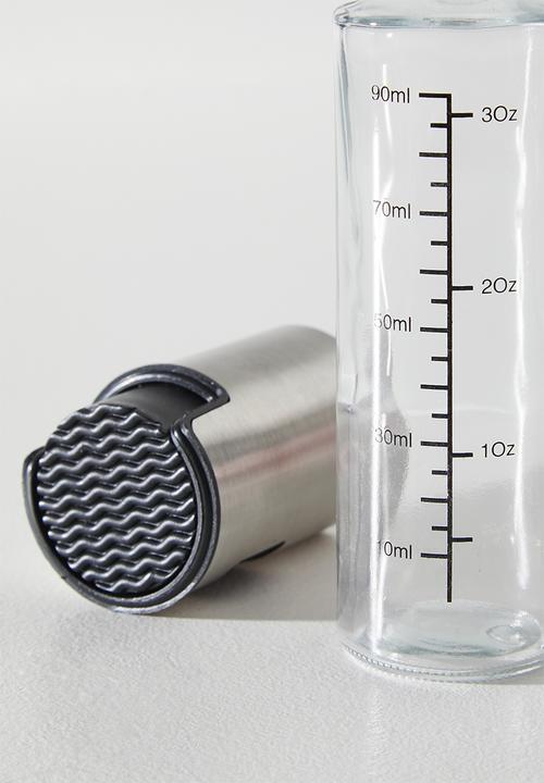 Excellent Houseware - Glass oil spray - Silver