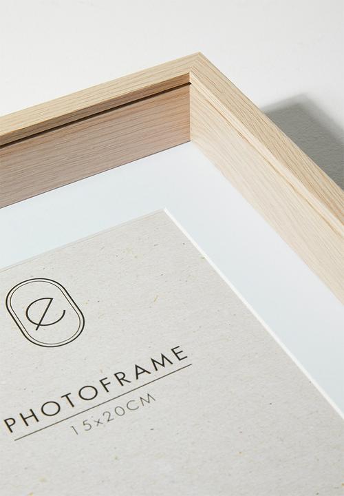 H&S - Pose photo frame - natural 