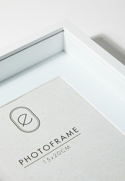 H&S - Pose photo frame - White