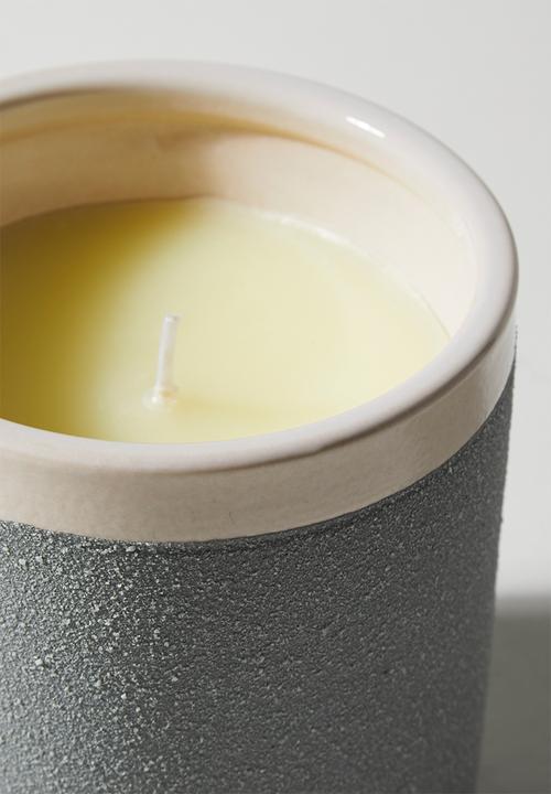 H&S - Lime verbena scented candle - White