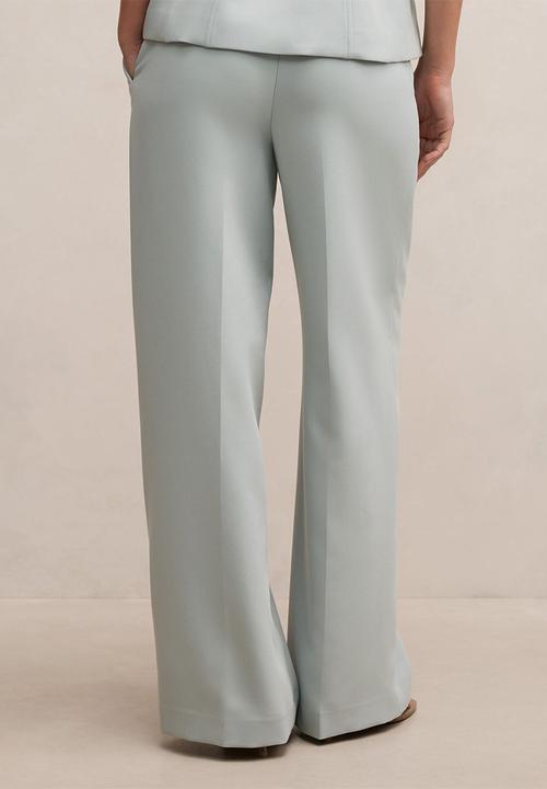 Forever New - Lee wide leg pants in hazy aqua suit