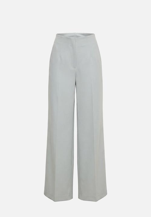 Forever New - Lee wide leg pants in hazy aqua suit