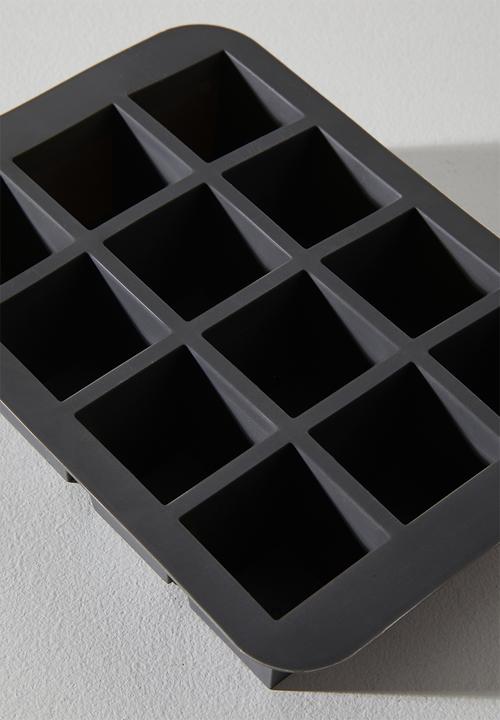 Excellent Houseware - Log ice cube tray for 12 - Black
