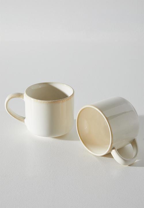 Excellent Houseware - Saki mug set of 4 - Natural