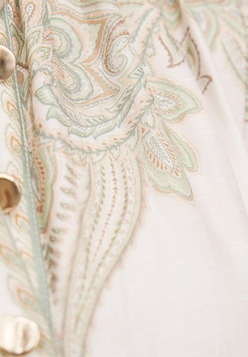 Forever New - Lucena button front midi dress in lucena paisley