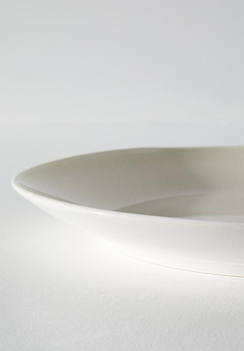 Excellent Houseware - Saki dinner plate set of 4 - Natural