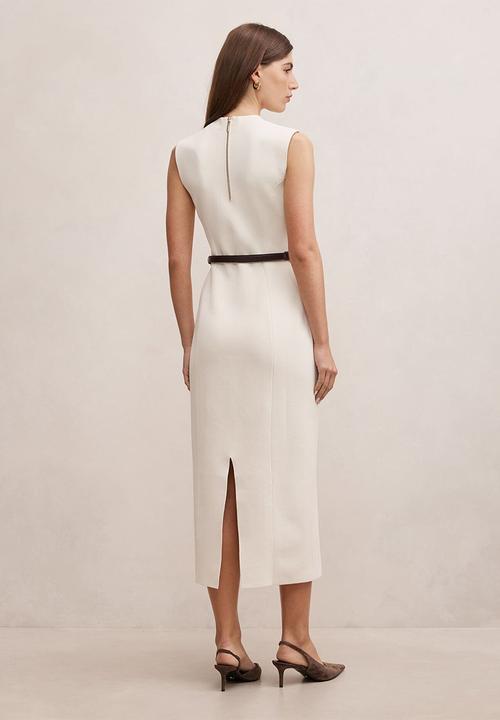 Forever New - Cadence milano stitch dress in cream