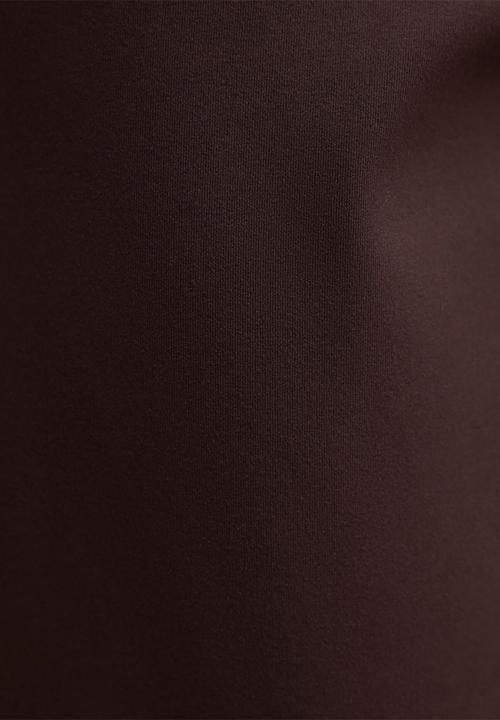 Forever New - Wren fold waist wide leg pants in chocolate freckle