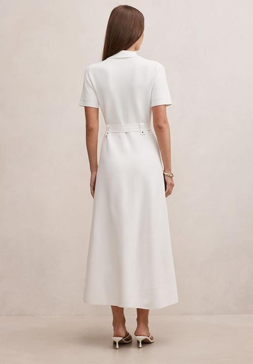 Forever New - Amy knit midi dress in porcelain