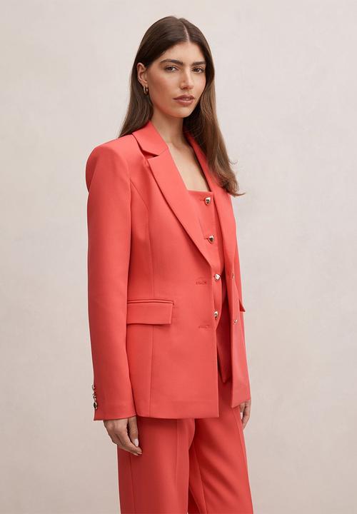 Forever New - Lee nipped waist blazer in pink suit