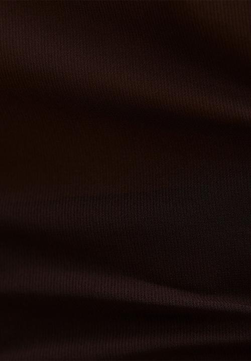 Forever New - Vivianna mesh overlay mini dress in chocolate