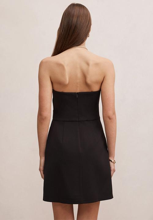 Forever New - Rumi draped mini dress in black