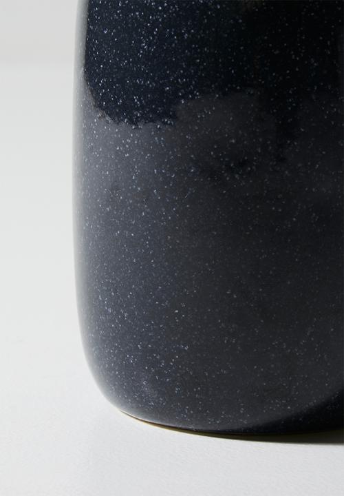Bathroom Solutions - Reactive Glaze Stoneware Dispenser Black