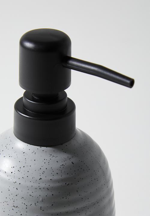 Bathroom Solutions - Lunar Stoneware dispenser - Grey