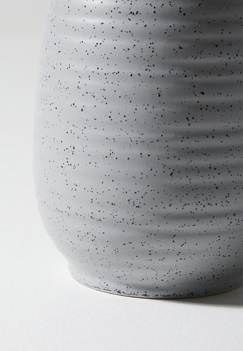 Bathroom Solutions - Lunar Stoneware dispenser - Grey