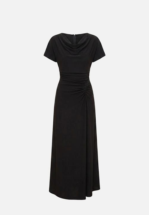 Forever New - Tahnee ruched waist midi dress in black