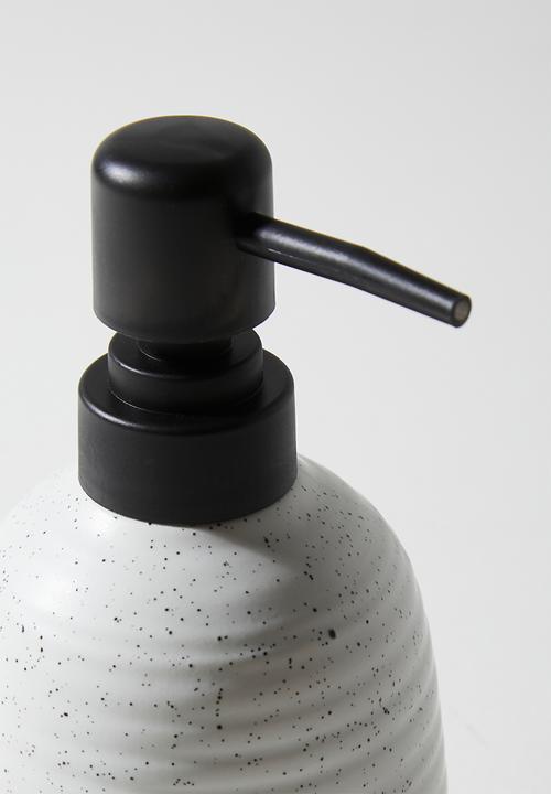 Bathroom Solutions - Lunar Stoneware dispenser - White
