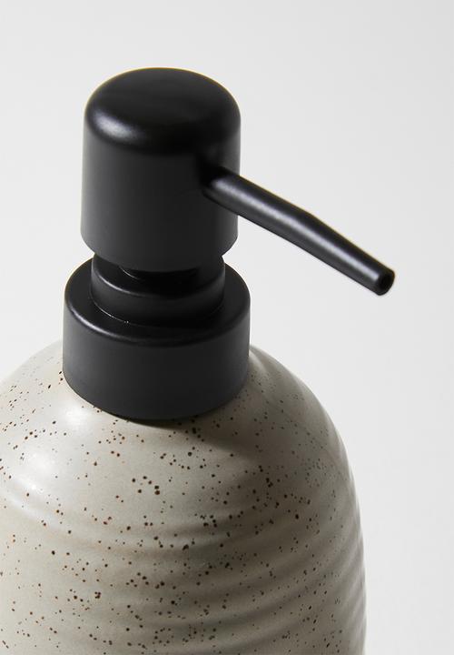 Bathroom Solutions - Lunar Stoneware dispenser - Natural
