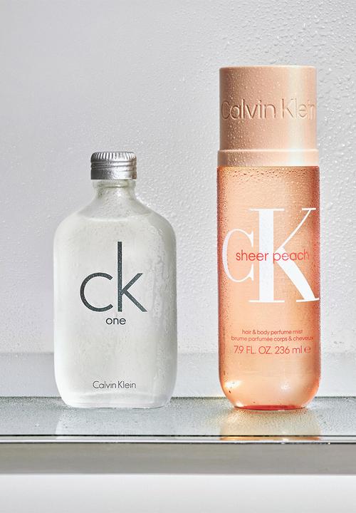 Calvin Klein - Calvin Klein Sheer Peach Hair & Body Mist - 236ml