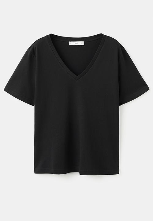MANGO - Plus T-shirt chalspi - black