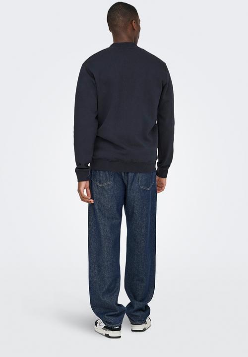 Only & Sons - Onsceres reg zip bomber jck noos - navy